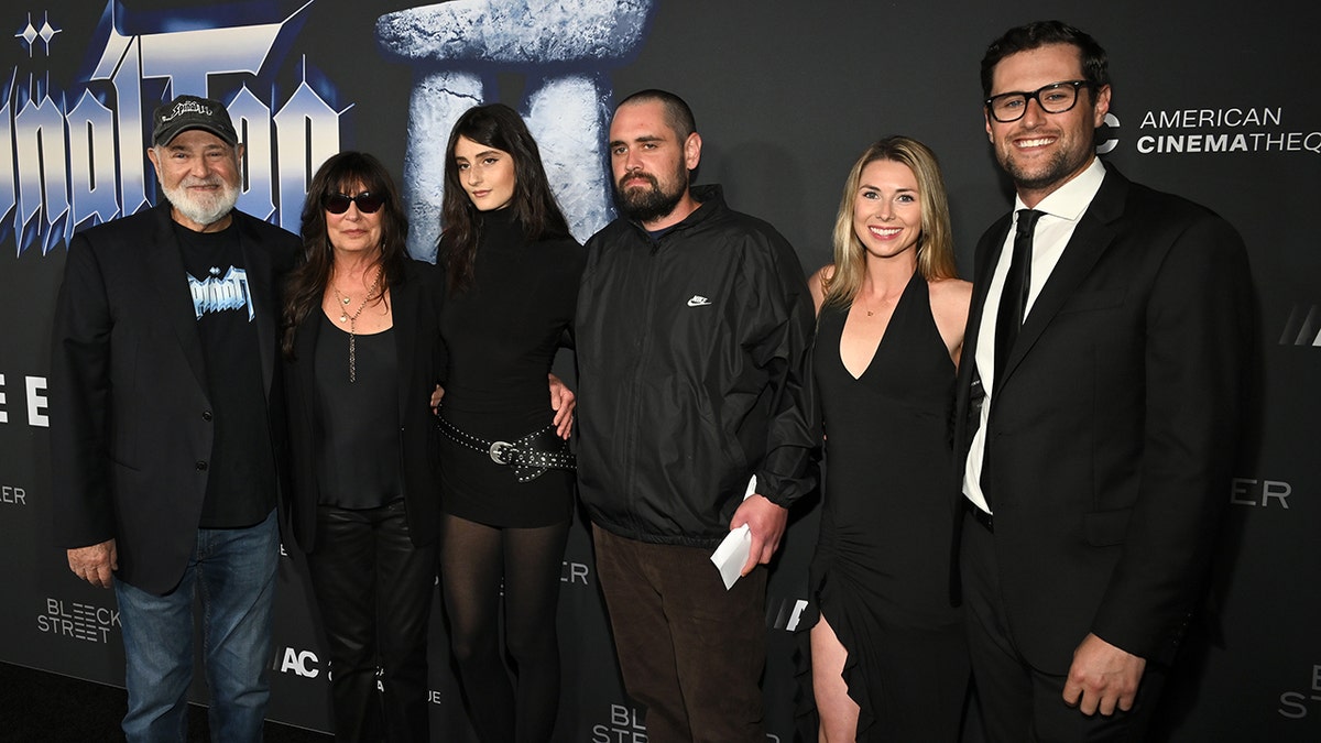 Rob Reiner who was killed with his wife Michele in a photo with their family