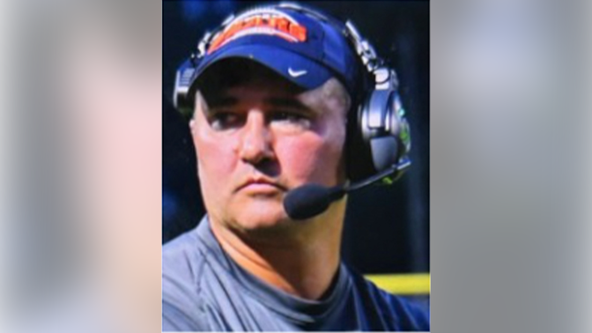 Undated image of Union High School football coach Travis Turner, listed as a missing person by Virginia State Police.