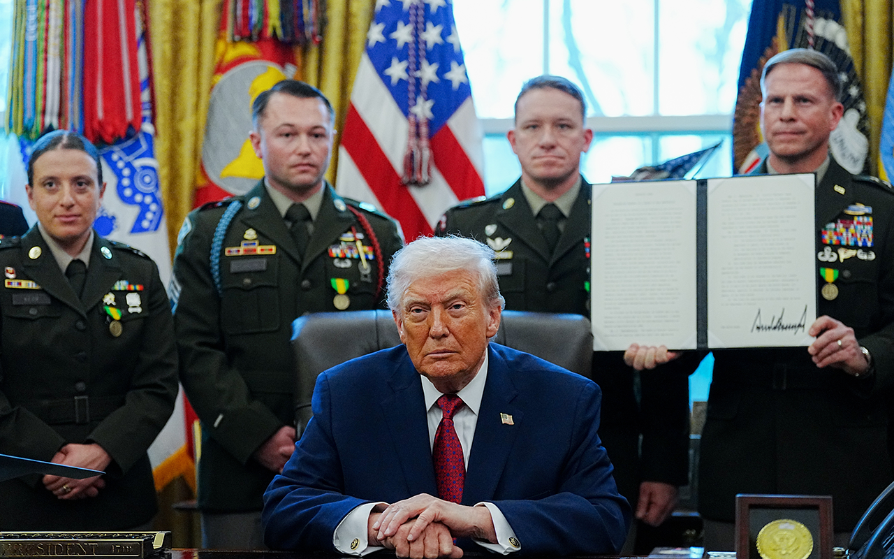 Trump signs order declaring illicit fentanyl a ‘weapon of mass destruction,’ citing national-security risks