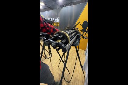 What is the perfect Gatling Gun caliber for home defense 😂