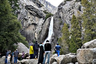 Vandals hit Yosemite National Park with graffiti on boulder, more