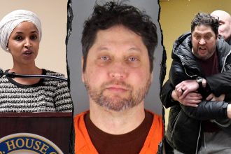 Federal prosecutors charge man accused of spraying Rep Ilhan Omar at town hall