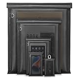 yaokvide Large Faraday Bags- 5 Pack Faraday Cages for Laptops & Tablets & Phones & Car Keys, Faraday Key Fob Protector, Fireproof & Waterproof Anti-theft Signal Blocking Pouch