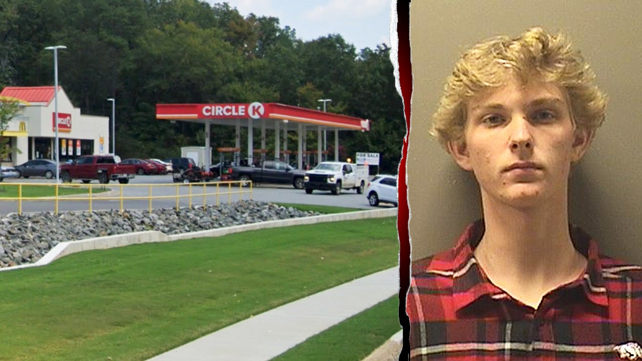 Viral video shows man stomped during chaotic gas station brawl as teen is arrested