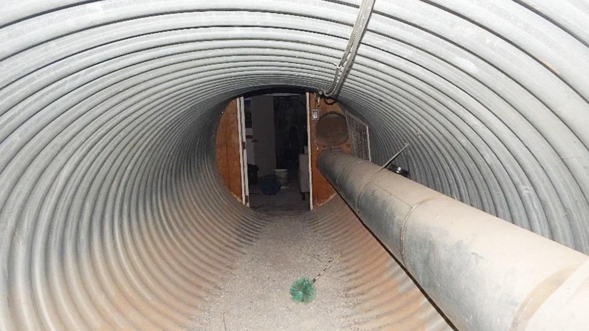 Tunnel leading to alleged underground bunker in California