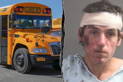 Good Samaritan stops Florida maniac attacking child with knife at school bus stop after jail release: police