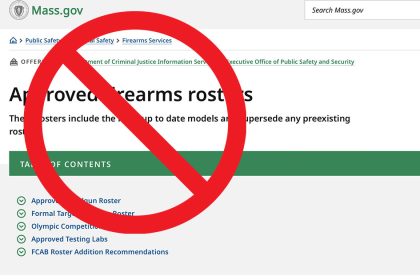 DOJ Backs FPC in Lawsuit Challenging Massachusetts Ban on Commonly Owned Pistols