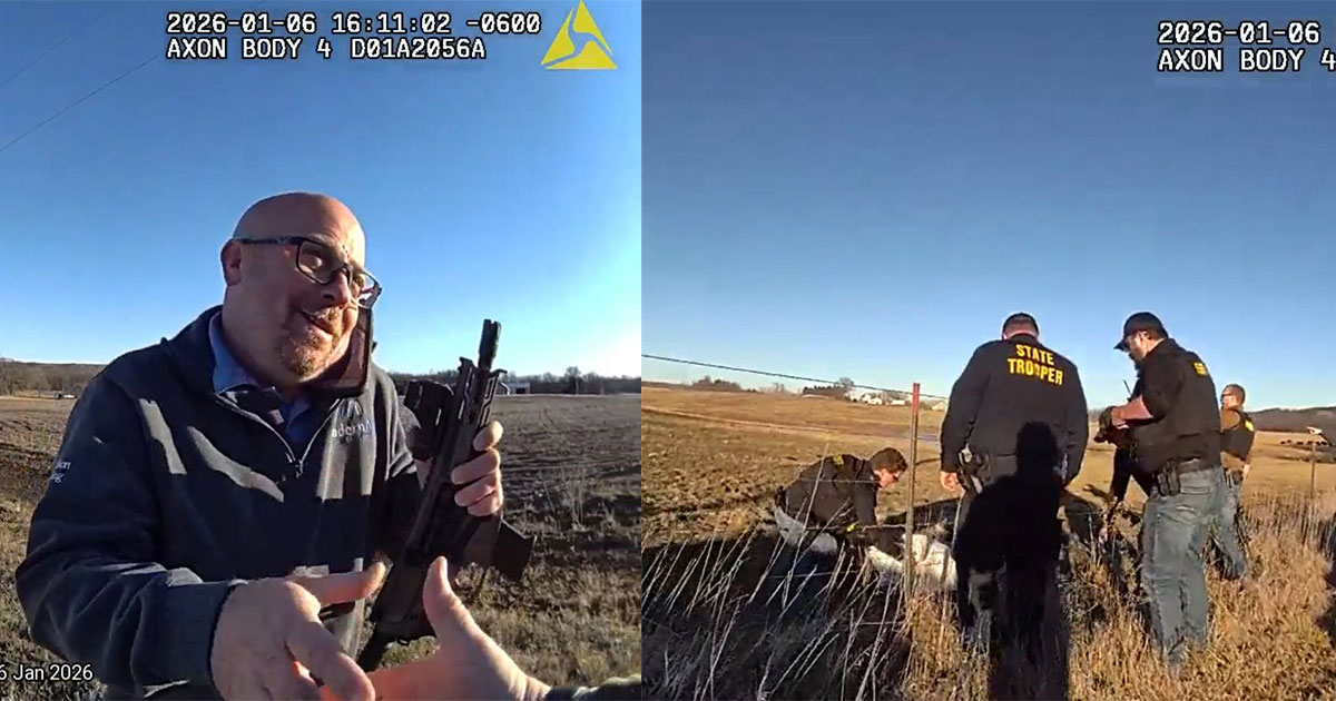 Kansas Sheriff’s Office Drops Hilarious Press Release After Chase Ends in Cow Pond