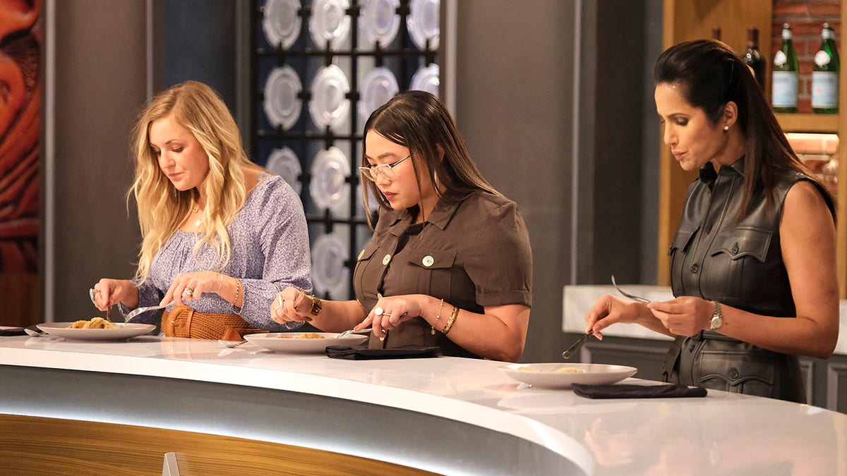 Kelsey Clark judging on Top Chef