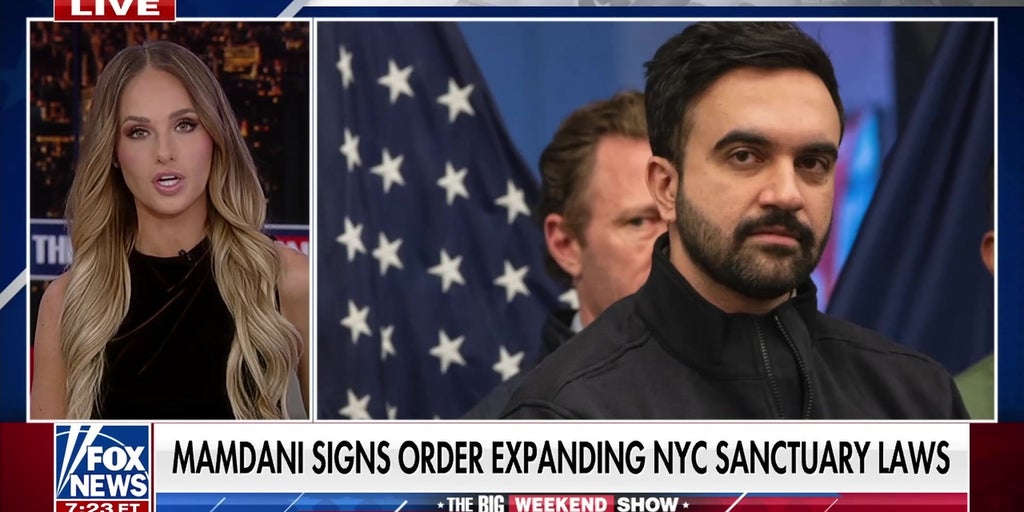 NYC Mayor Mamdani expands sanctuary laws, defends alleged cop-attacker | Fox News Video