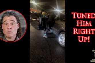 Mouthy Dude Gets an Instant Attitude Adjustment