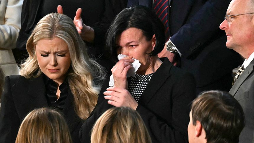 Pam Bondi torches Democrats for refusing to stand for grieving mother of murdered refugee at SOTU