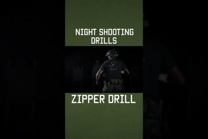 Night shooting drills for you: ZIPPER DRILL #nvg #training #military
