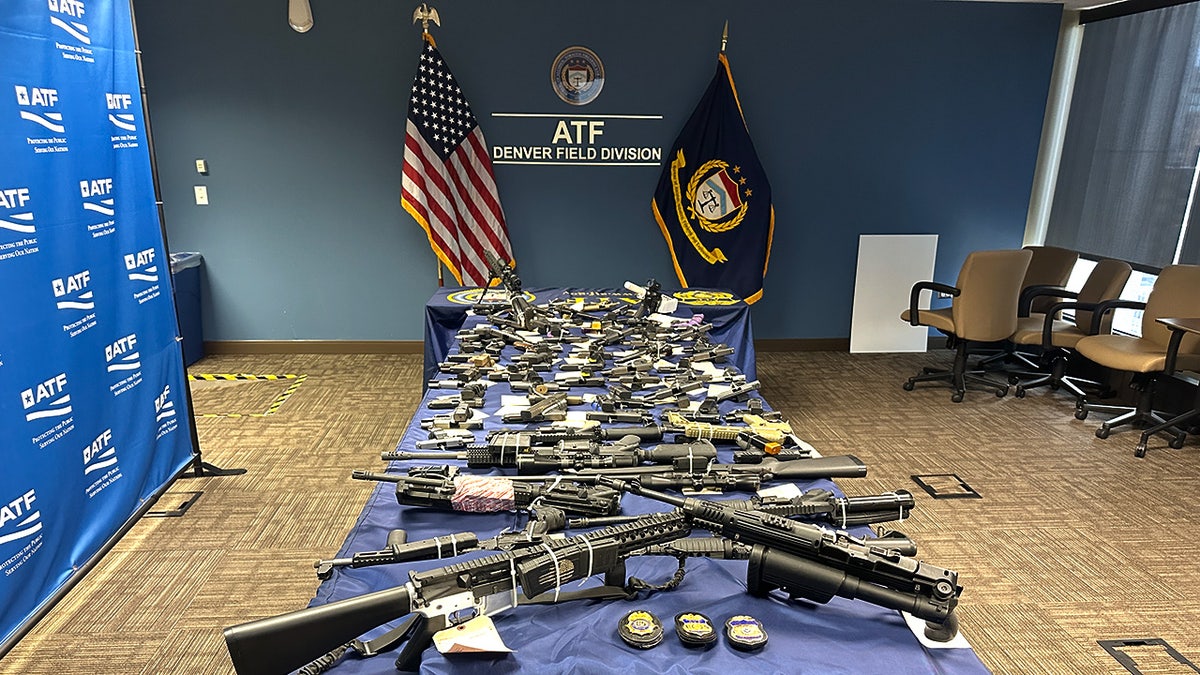 Seized firearms at ATF Denver