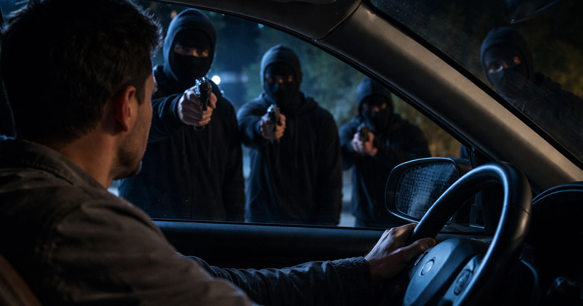 Carjacking Attempt Foiled: Florida Man Shoots Two of Four Gunmen