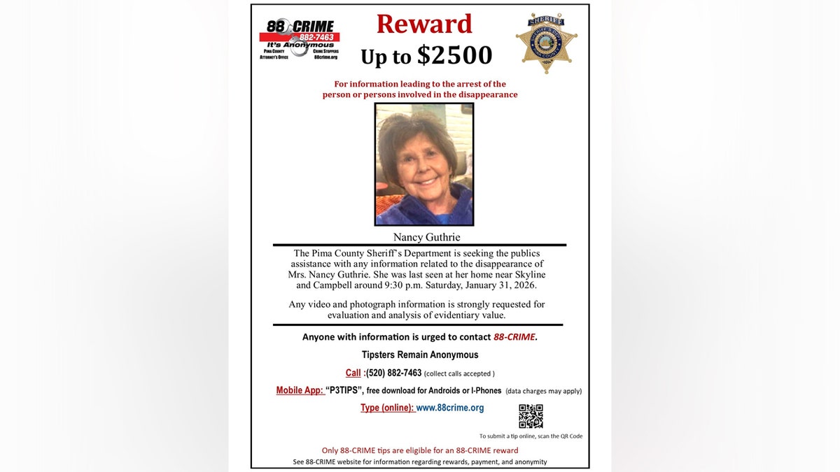 Nancy Guthrie poster.