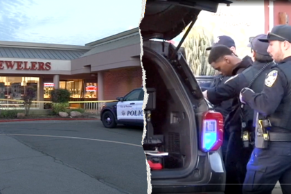 Good Samaritan hijacks crooks’ getaway car and rams it into jewelry store during smash-and-grab: police