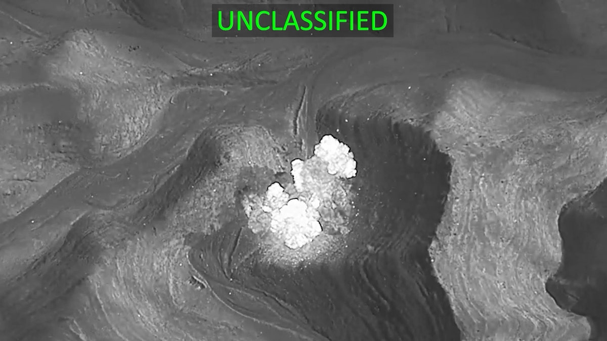 Photos from u.s. strike in syria hitting over 30 ISIS sites