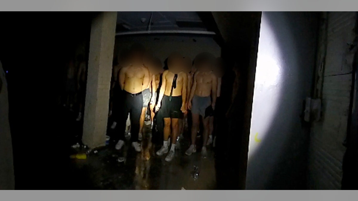 Body camera video shows an alleged fraternity hazing incident at the University of Iowa.