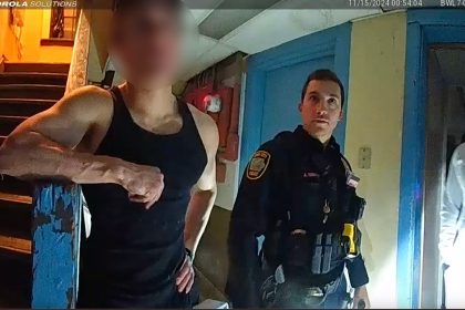 Viral bodycam video shows dozens of college students blindfolded in basement over alleged hazing incident
