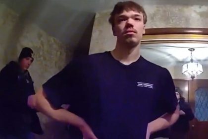 Teen accused of stabbing pregnant woman 70 times tries to nap in back of police cruiser after arrest