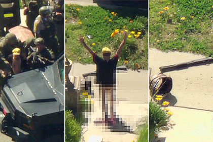 California man allegedly fires gun near school zone, barricades in home before surrendering to SWAT pantless