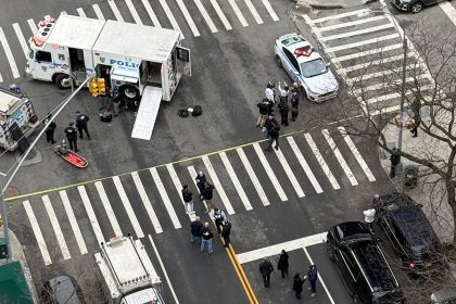 Police swarm NYC street amid probe into IED thrown near Gracie Mansion