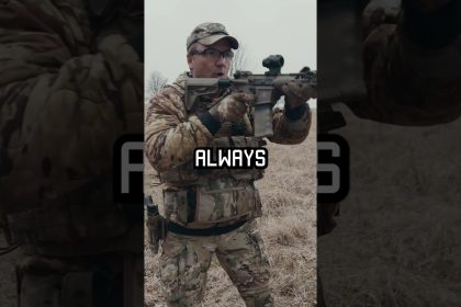 Do you reload your rifle, or switch to your pistol? Sound off in the comments. #shorts #military