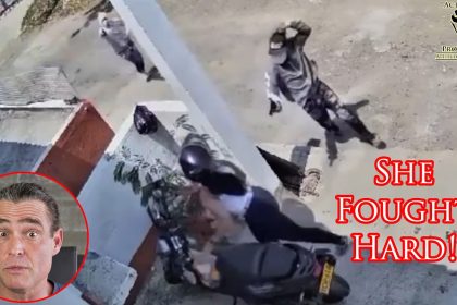 Woman Riding Her Scooter Fights Off Multiple Armed Carjackers!