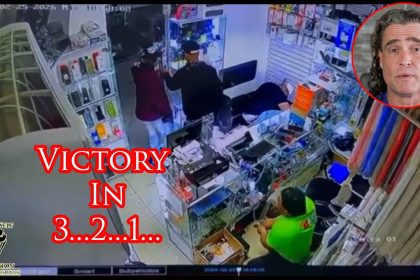 Clerk Waits His Turn To Wreck Armed Robbers