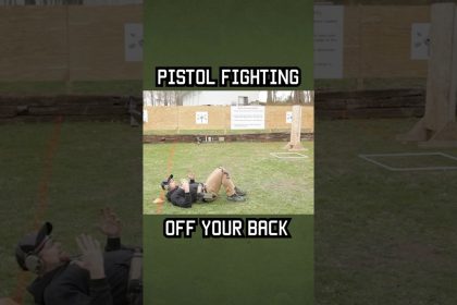 Pistol Fighting Off Your Back Like Special Forces #specialforces #training #military