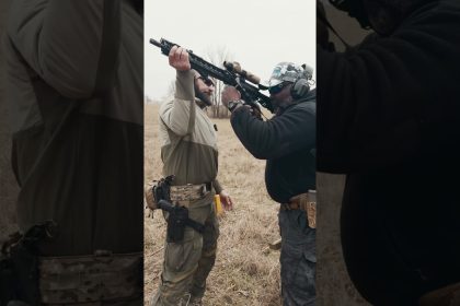 Is there a correct way to hold your rifle? #opinion #military