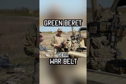 How Green Berets set up their War Belt #greenberet #specialforces #military #gear #shorts