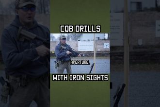 CQB Drills with Iron Sights #specialforces #training