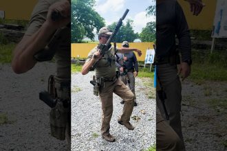 How’s your balance? #training #military #shorts