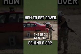 How to get cover behind a car #car #military #selfdefense