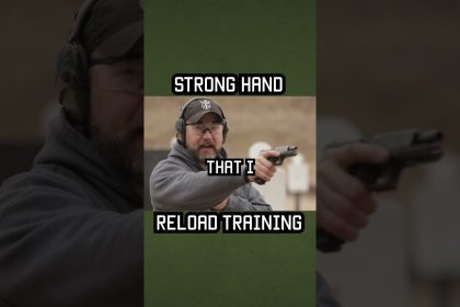 Strong Hand Reload Training Tip #shorts #pistol #specialforces #military