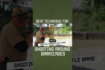 Best Technique for Shooting Around Barricades #military #tips #training