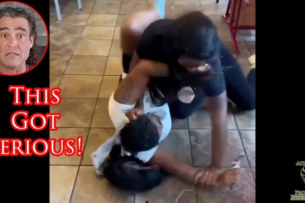 Popeye’s Employee Shows Waffle House Scrapping Skills!