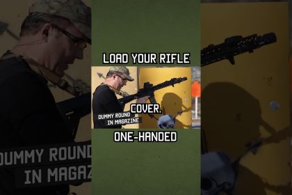 How to load your rifle with only one hand! #training #shorts #military #specialforces