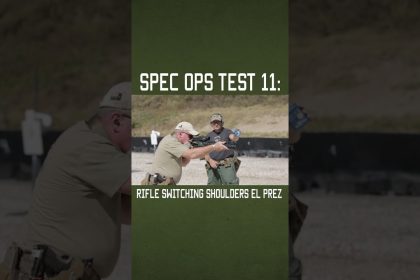 Spec Ops Test 11: Rifle Switching Shoulders El Prez #shorts #tactics #military #specialforces