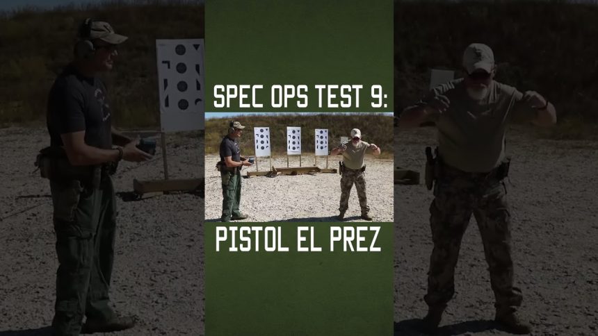 Spec Ops Test 9: Pistol El Prez #shorts #military #pistol