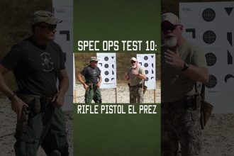 Spec Ops Test 10: Rifle Pistol El Prez #shorts #training #military #drill