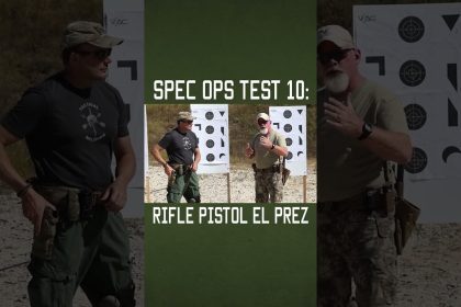 Spec Ops Test 10: Rifle Pistol El Prez #shorts #training #military #drill