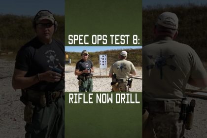 Spec Ops Test 8: Rifle Now Drill #shorts #training #military #specialforces