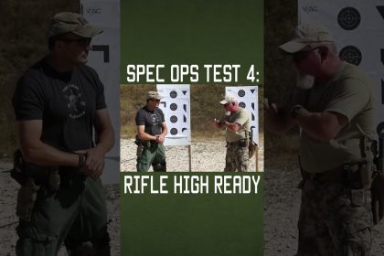 Spec Ops Test 4: Rifle High Ready #shorts #specialforces #military