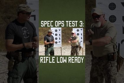 Spec Ops Test 3: Rifle Low Ready #training #shorts #rifle #military