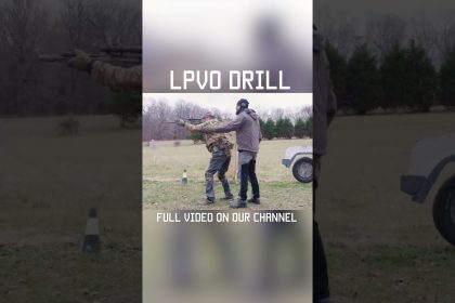 A drill for Low-Powered Variable Optics! #shorts #training #military