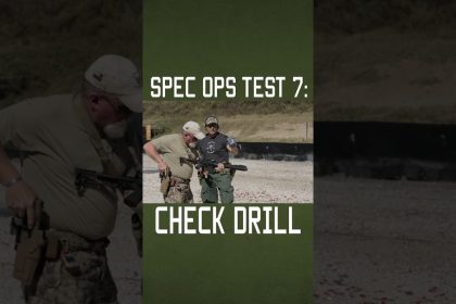 Spec Ops Test 7: Check Drill #shorts #training #specialforces