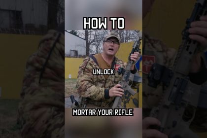 How to Mortar Your Rifle! #shorts #howto #military